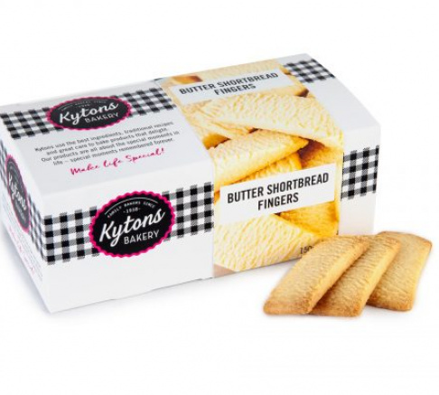 Kytons Bakery Butter Shortbread Fingers 150g