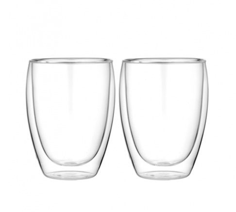 Tempa Quinn Double Walled Glasses 2 Pack - Small or Medium