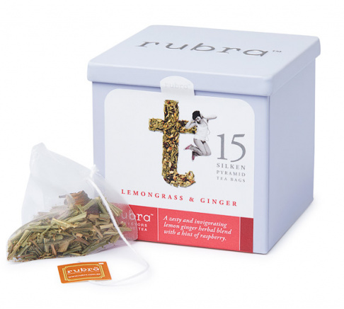 Rubra Lemongrass and Ginger Silken Teabags 15's