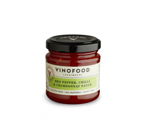Vinofood Red Pepper, Chardonnay and Chilli Sauce - Various Sizes