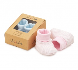 Emotion and Kids Baby Booties - Pink or Blue
