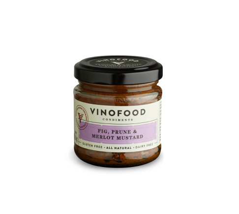 Vinofood Fig, Prune and Merlot Mustard - Various Sizes