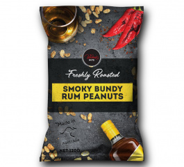 Wicked Nuts Smokey Spiced Rum Peanuts 120g