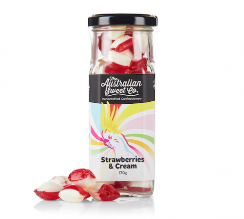 Australian Sweet Co Strawberries and Cream 170g