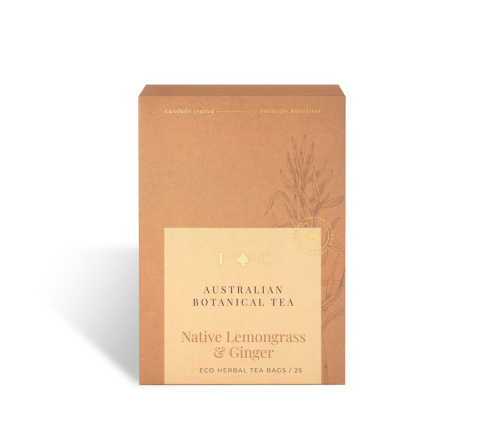 The Tea Centre Australian Botanical Native Lemongrass and Ginger Tea Bags