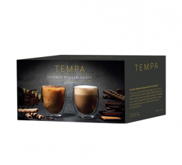 Tempa Quinn Double Walled Glasses 2 Pack - Small or Medium