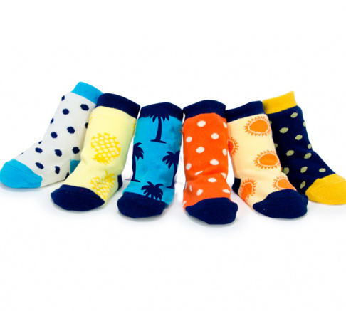 Tippy Toes - Tropical Boys Socks Set