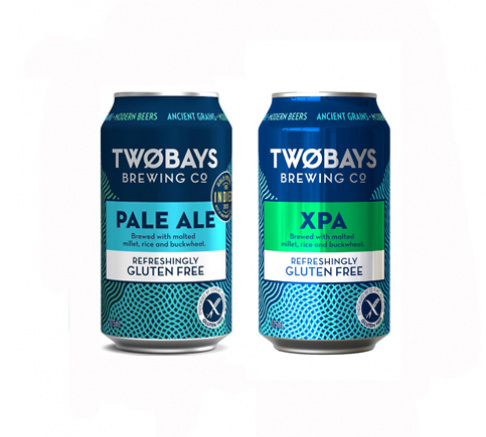 Two Bays Brewing Co Gluten Free Beers, 2 x 375ml