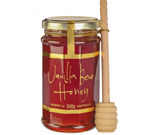 Ogilvie & Co Flavoured Honey with Dipper 300g - Various