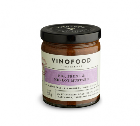 Vinofood Fig, Prune and Merlot Mustard - Various Sizes