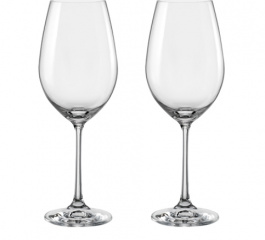 Bohemia Crystal Viola White Wine Glasses 350ml - Pair