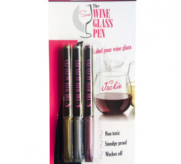 The Wine Glass Pen - Pack of 3