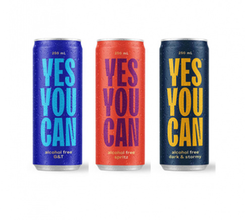 Yes You Can Drinks Co Non Alcoholic Cocktails, 3 x 250ml
