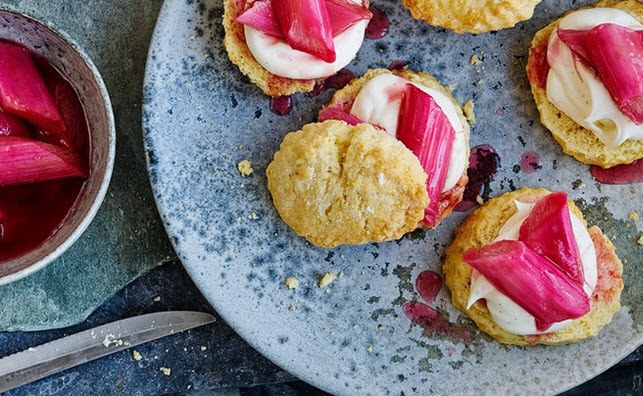 Mother's Day high tea – Pink Rhubarb Shortcakes