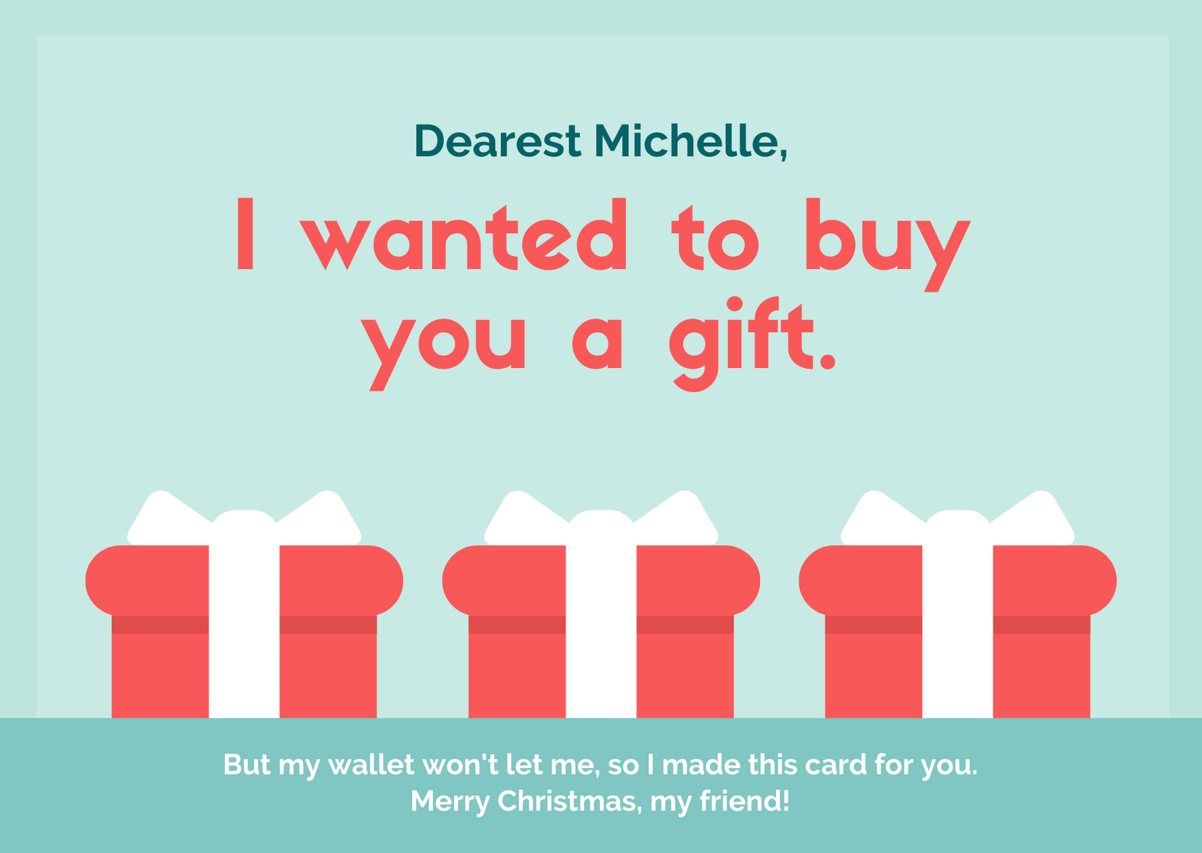 gift card message