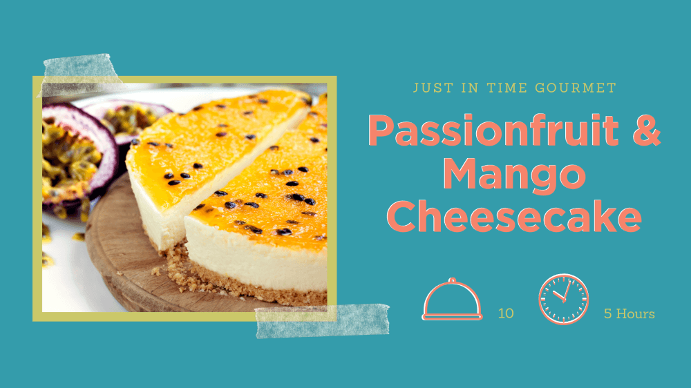 Quarantine Baking Recipes Passionfruit & Mango Cheesecake