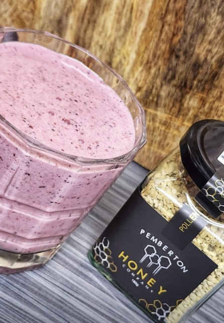 Bee-Pollen-Breakfast-Smoothie-Just-In-Time-Gourme