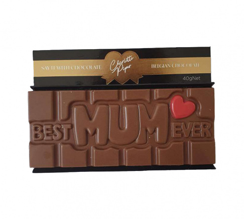 Charlotte Piper Best Mum Ever chocolate bar